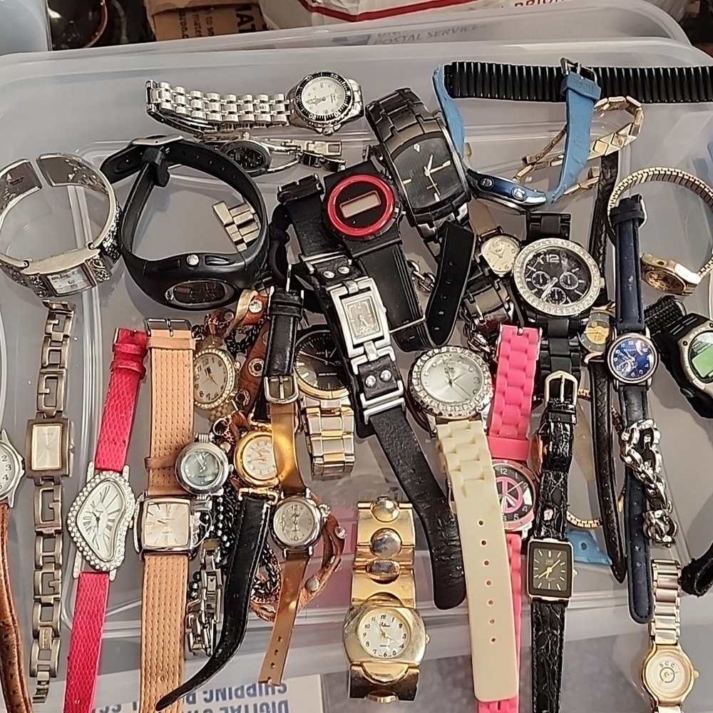 Lot Of Used Junk Watches